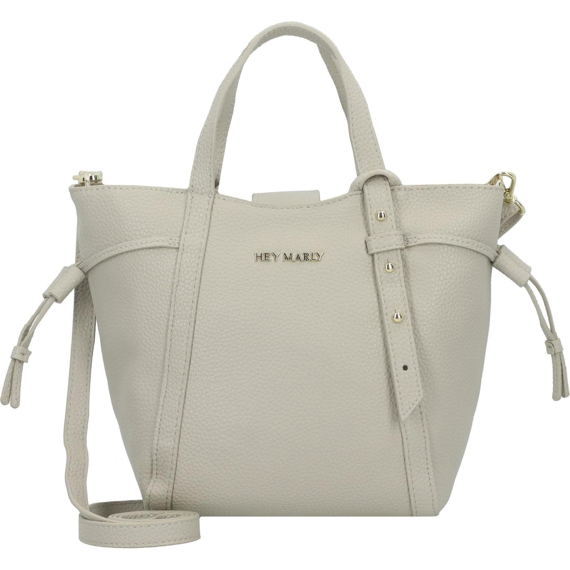 Hey Marly, Handtasche, Pretty Wonder Handtasche S Leder 29 cm, Grau