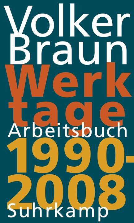 Produktbild Werktage 2 (Deutsch, Volker Braun, 2014)
