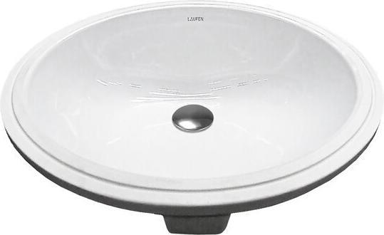 Actual product image Laufen Savoy built-in washbasin, installation from below, without tap hole, with overflow, polished (360 mm, 440 mm)