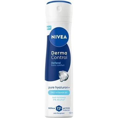 NIVEA, Deodorante, Derma Control Defend Antiperspirant Spray 150ml (Getto vaporizzato, 150 ml)