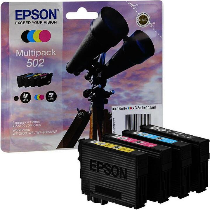 Image du produit Epson 502 Emballage multiple (C, CF, M, Y)