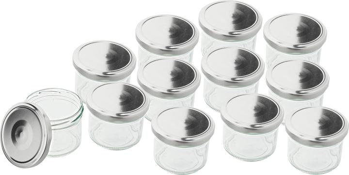 Produktbild VBS XXL Gläser mit Schraubdeckel, 150 ml, 12 Stück (0.15 l)