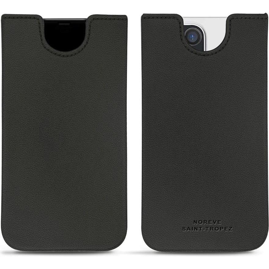 Noreve Lederschutzhülle (Apple iPhone 14 Pro Max), Smartphone Hülle, Schwarz