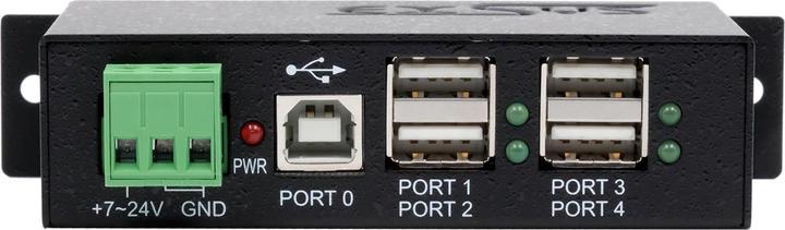 Produktbild Exsys USB 2.0 HUB 4-Port extern DIN-RAIL DIN-RAIL Kit (USB-B, 4 Ports)
