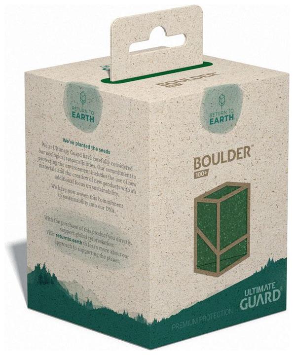 Productafbeelding Ultimate Guard Kaartendoos Return To Earth Boulder Deck Case 100+ Groen
