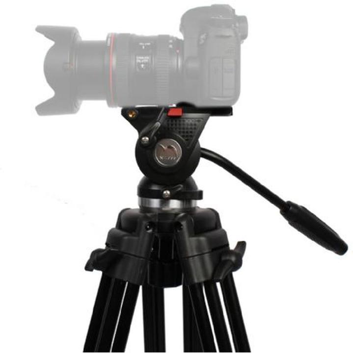 Actual product image Nest Video Tripod NT-777+ Vloeistofgedempte Head (Metal)