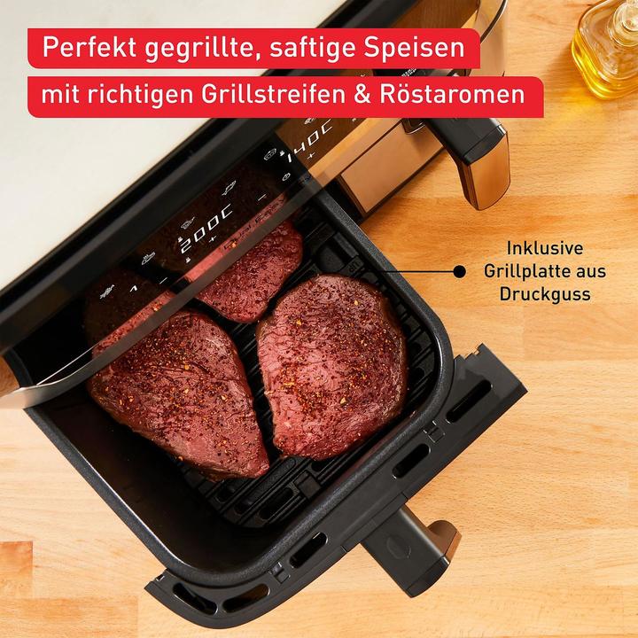 Productafbeelding Tefal EY905D Dual Easy Fry & Grill, roestvrij staal