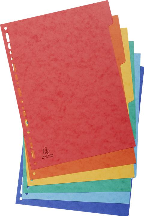 Produktbild Exacompta Blanko-Register - Karton