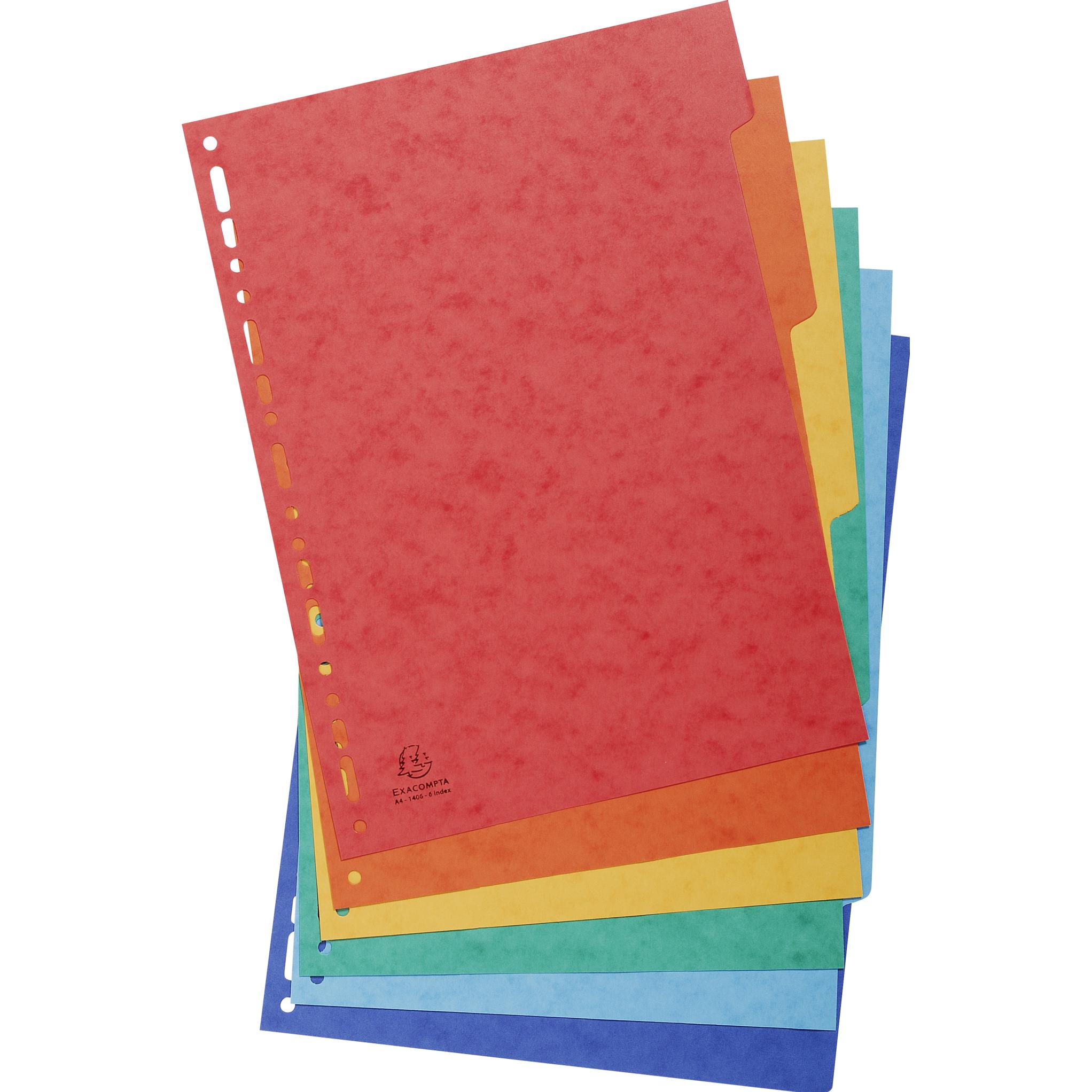 Thumbnail - Exacompta, Ordner Zubehör, Blanko-Register - Karton