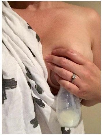 Image du produit Haakaa Tire-lait 100 ml avec pied aspirant