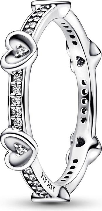 Produktbild Pandora Strahlende Funkelnde Herzen Ring (52)