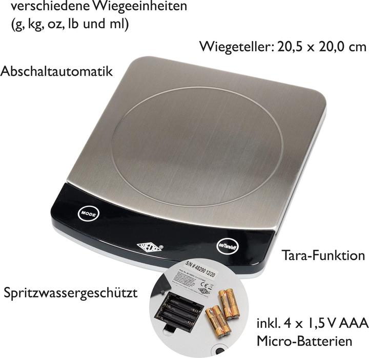 Produktbild Wedo Waage Profi Steel