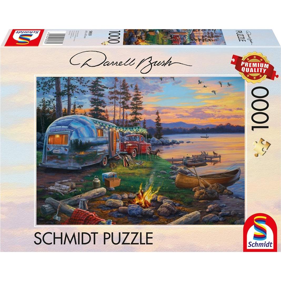 Schmidt Spiele Campingidyll am See 1000 Teile (1000 Teile)