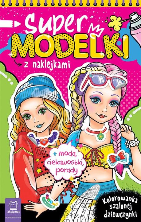 Produktbild Supermodel-Aufkleber. Verrückte Malseite...