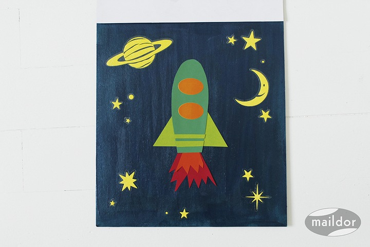 Actual product image Clairefontaine Phospho planets
