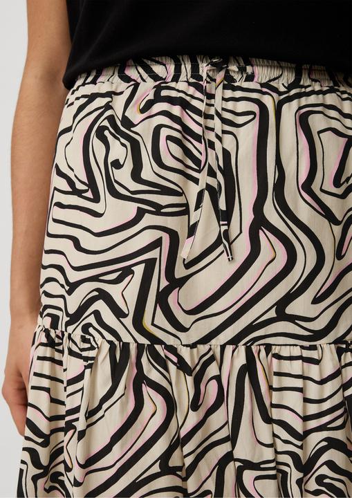 Produktbild Comma Rock Kurzer Rock mit All-over-Print (44)
