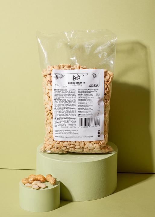 Actual product image KoRo Geröstete Erdnusskerne (1000 g)