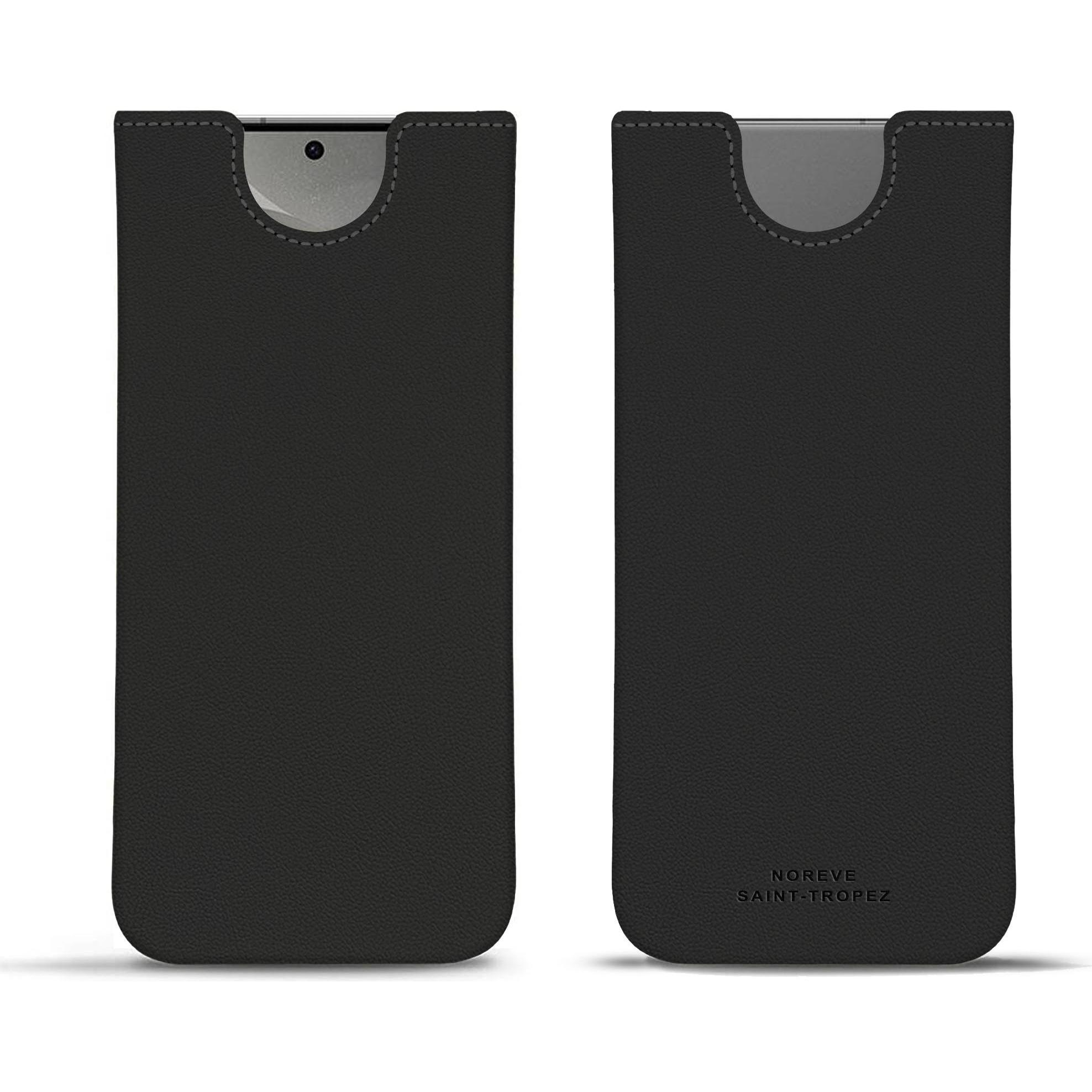 Noreve Lederschutzhülle (Samsung Galaxy S24+), Smartphone Hülle, Schwarz