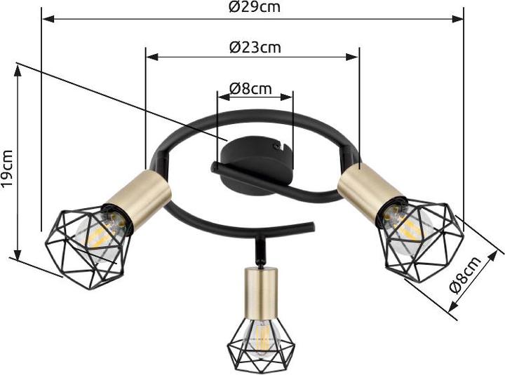 Actual product image Globo Xara I (E14)