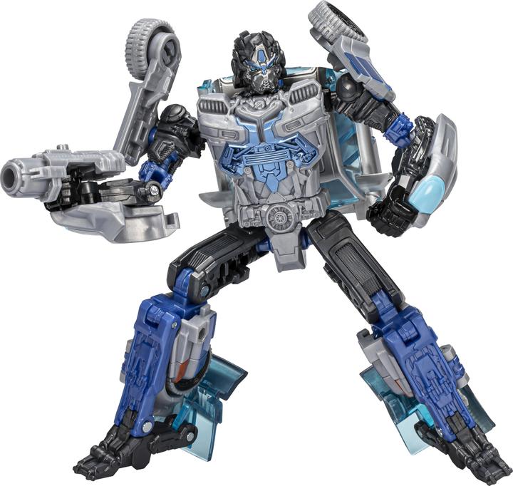 Actual product image Transformers Rise of the Beasts Deluxe Class Autobot Mirage Action Figure, 12.5 cm