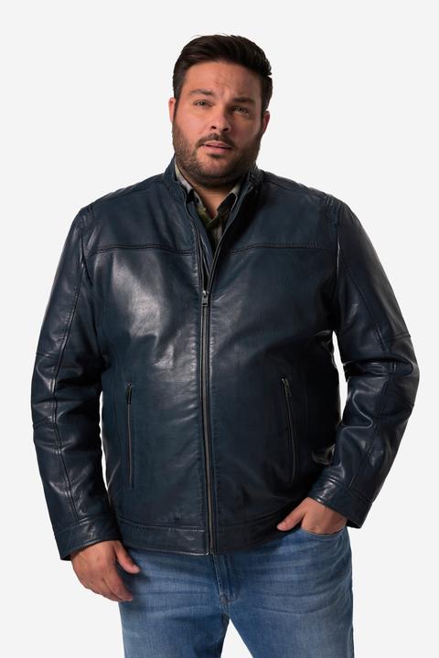 Produktbild Men+ Lederjacke, Leder, Lammnappa, Stehkragen, bis 7XL (3XL)