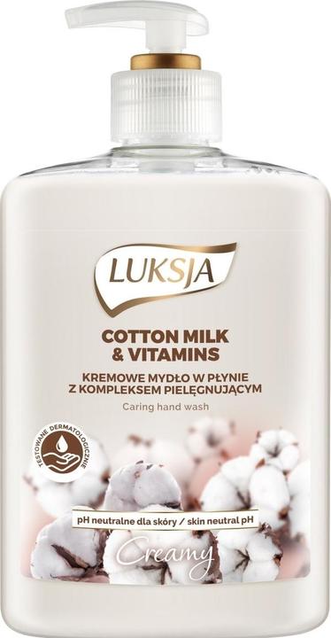 Produktbild Luksja Flüssigseife mit Milch und Pro-Vitamin B5 (Flüssigseife, Handseifenspender)