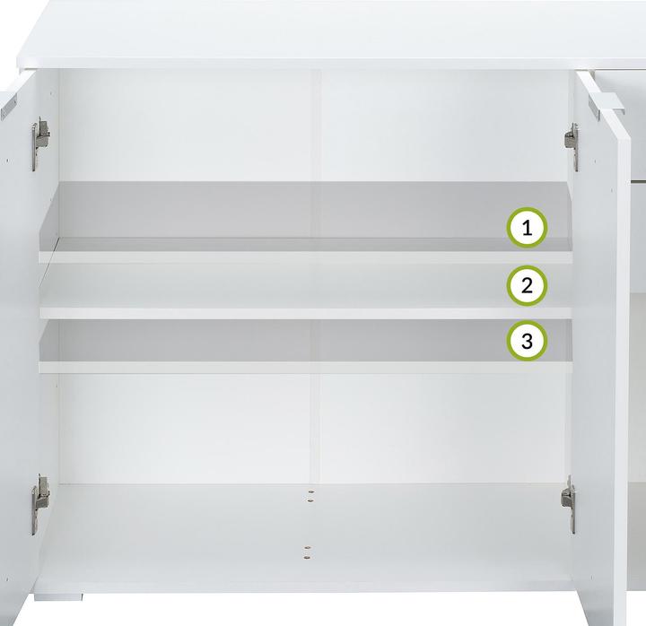 Image du produit Casaria Buffet (107 x 35 x 74 cm)