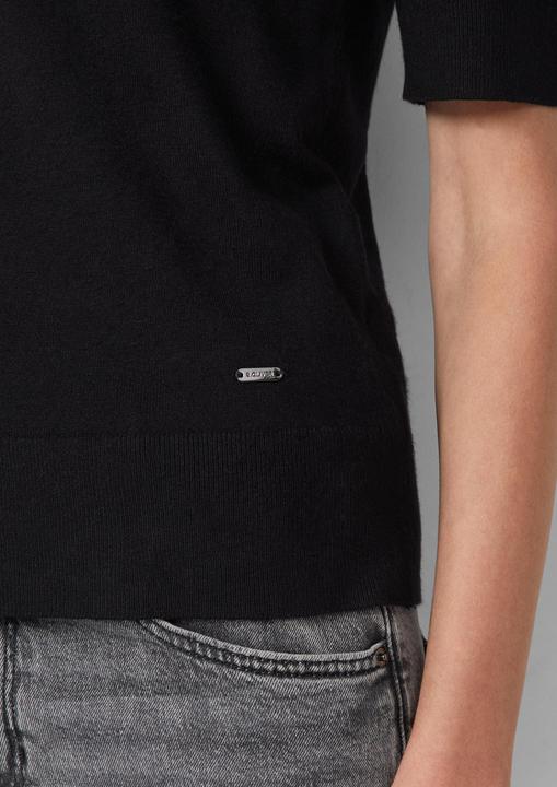 Produktbild s.Oliver Strickpullover Kurzärmeliger Strickpullover aus Viskosemix (48)