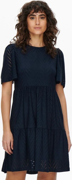 Produktbild JdY Broderie Anglaise Kleid mit kurzen Ärmeln (XS)