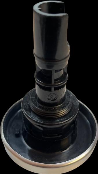 Actual product image Oceanus 2.5" Flying Series SS Twin Rotary Jet Insert - Black
