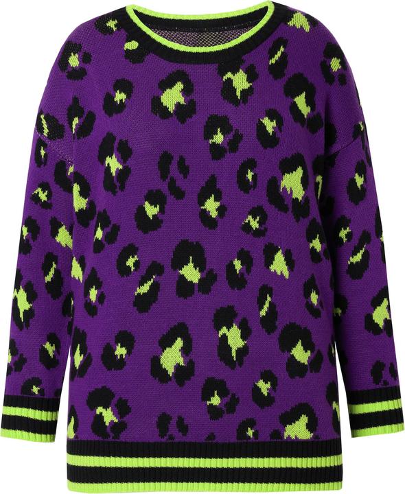 Actual product image Angel of Style Pullover, Boxy Fit, Leomuster, Langarm (54)