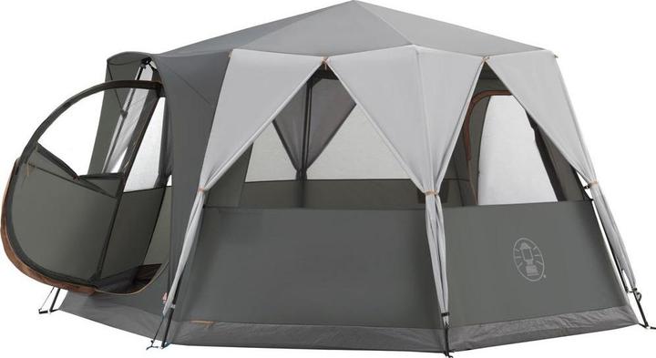 Image du produit Coleman 2176828 Tente octogonale avec grandes fenêtres, avec vue panoramique à 360 (Tente igloo, 20.70 kg, 8 personnes)