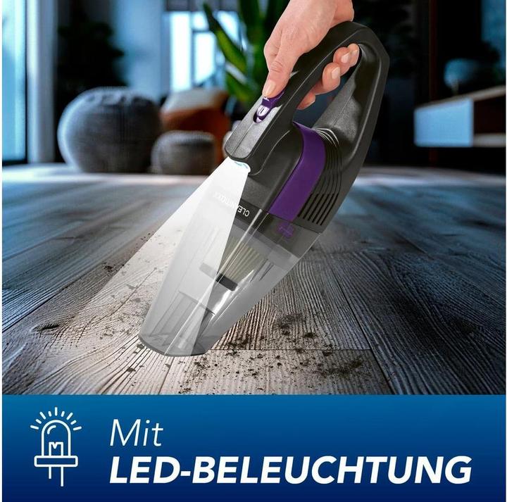 Produktbild CleanMaxx Akku-Handsauger Grau, Violett Grau, Violett
