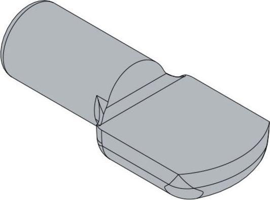 Produktbild Hettich Tablarträger Ø 5 mm, mit Löffelauflage, verzinkt (20 Stk.)