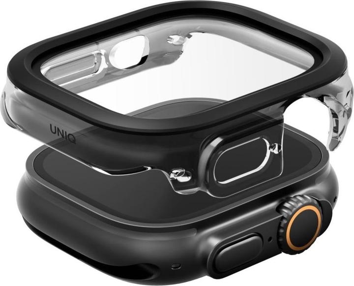 Actual product image Uniq Voute Tempered Glass Case for Apple Watch Ultra 49mm - Black