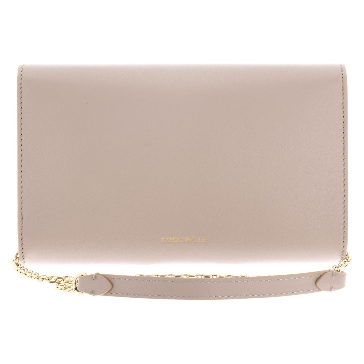 Coccinelle, Damen, Handtasche, Nikla Smooth Handbag Smooth Leather, Beige