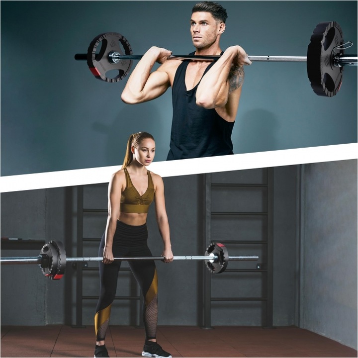 Actual product image Gorilla Sports Weight plate set (4 x 2.5 kg, 4 x 5 kg)