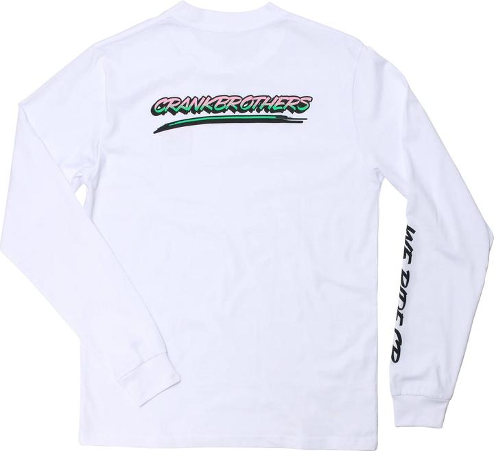 Produktbild Crankbrothers Champions Longsleeve Shirt Men, white/green/pink, L (L)