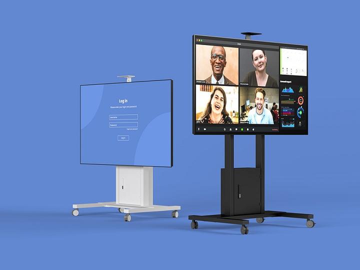 Image du produit Multibrackets Pied électr., -100", max 120 kg, noir (120 kg, 55" - 86")