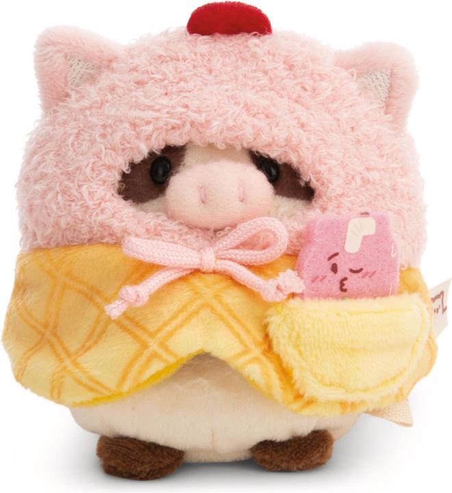 Magni Moona the cow with milkshake and soft ice cream costume (8 cm)