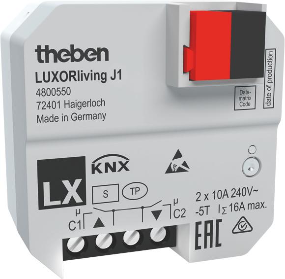 Theben LUXORliving J1 (Actionneur de volet)