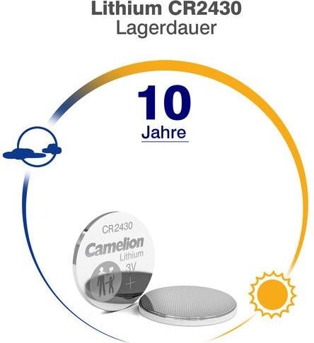 Image du produit Camelion Lithium (5 pcs, CR2430, 270 mAh)