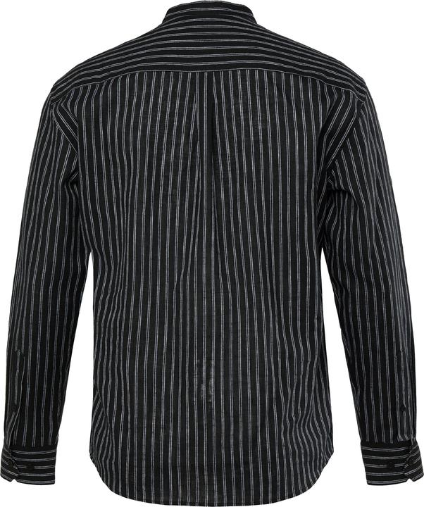 Immagine prodotto JP1880 JP 1880 Leinenmix-Streifenhemd, Langarm, Stehkragen, Modern Fit (7XL)