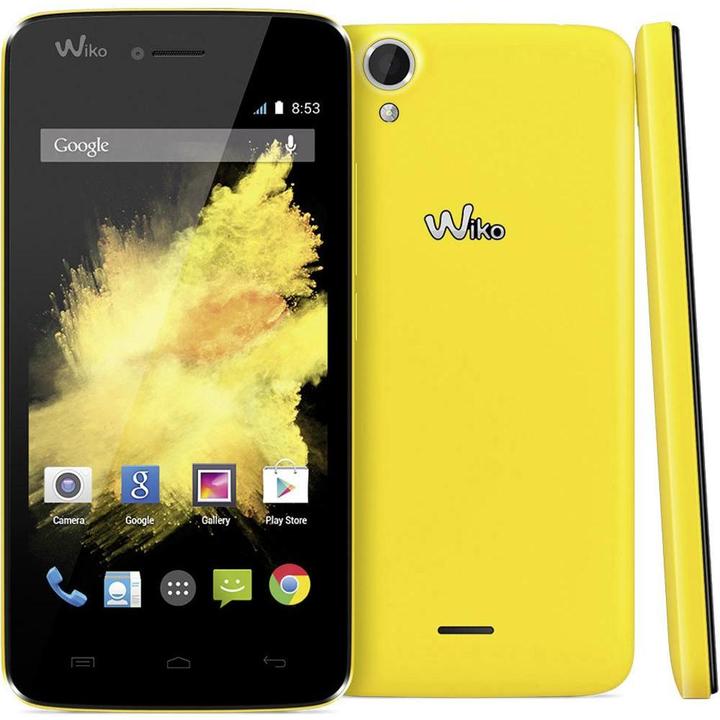 Actual product image Wiko Birdy 4G (4 GB, Neon yellow, 4.50", Single SIM, 4G)