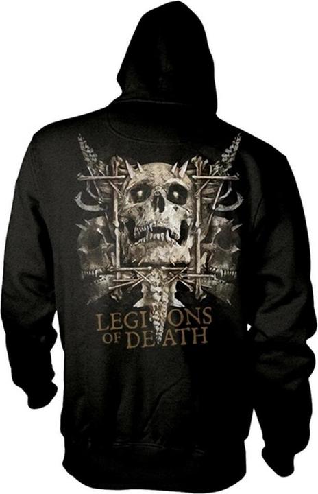 Immagine prodotto Exhorder Felpa con cappuccio Legions Of Death con cerniera a tutta lunghezza (M)