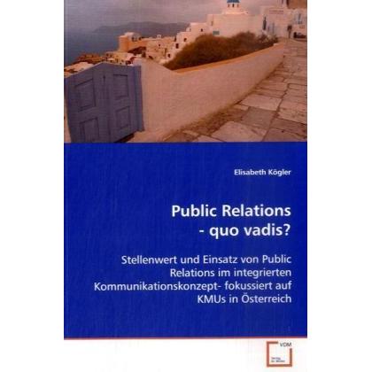 Public Relations - quo vadis?, Fachbücher