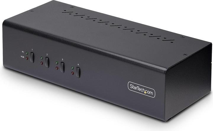 Produktbild StarTech com P4DD46A2-KVM-SWITCH, 3840 x 2160 Pixel, 4K Ultra HD, Schwarz