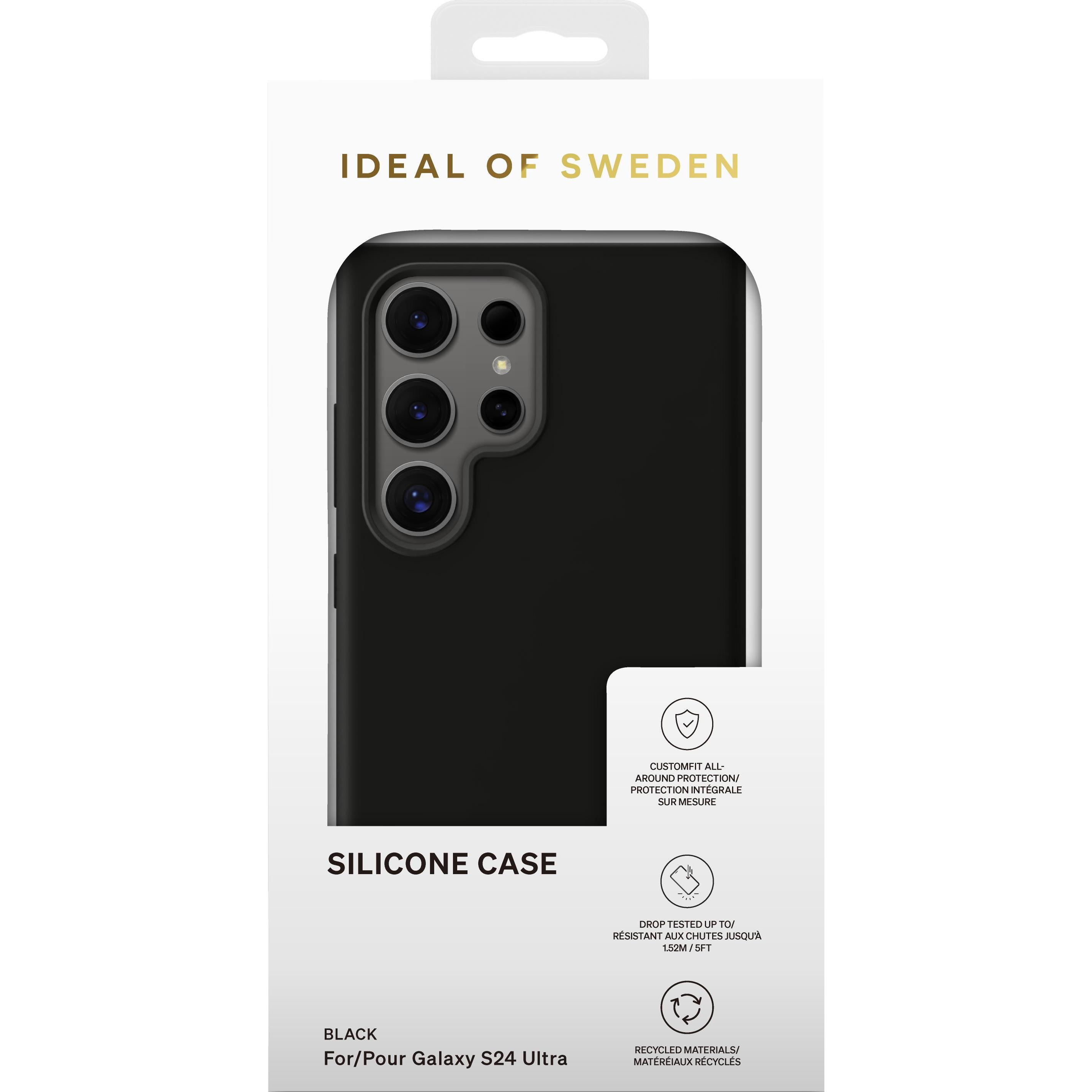 Thumbnail - iDeal Of Sweden Silicone Case - Svart (Samsung Galaxy S24 Ultra), Smartphone Hülle, Schwarz