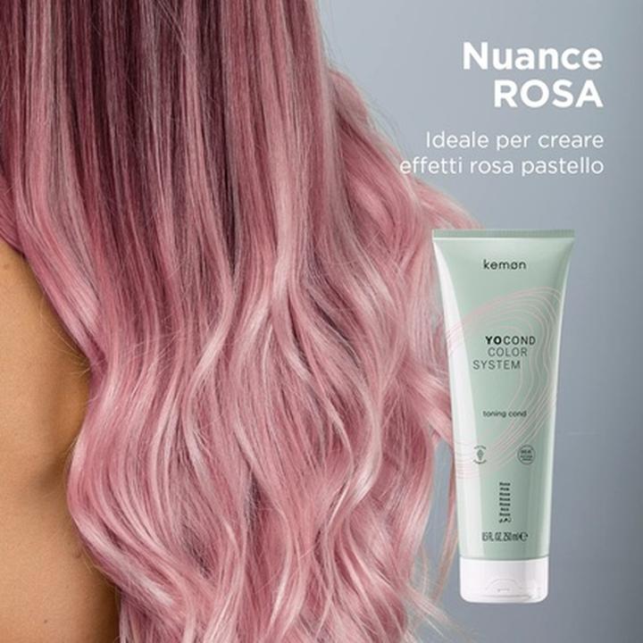 Produktbild Kemon Yo Cond Color System Toning Cond - Tinting Conditioner for Color Revival 250 ml Pink (Rosa)