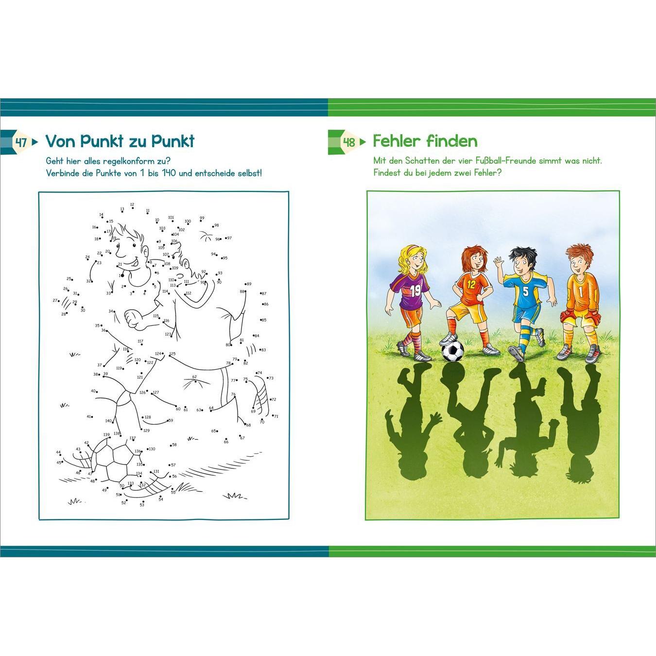 Thumbnail - Extradicker Rätselspass für Fussballfans, Kinderbücher von Stefan Lohr, Sandra Schmidt